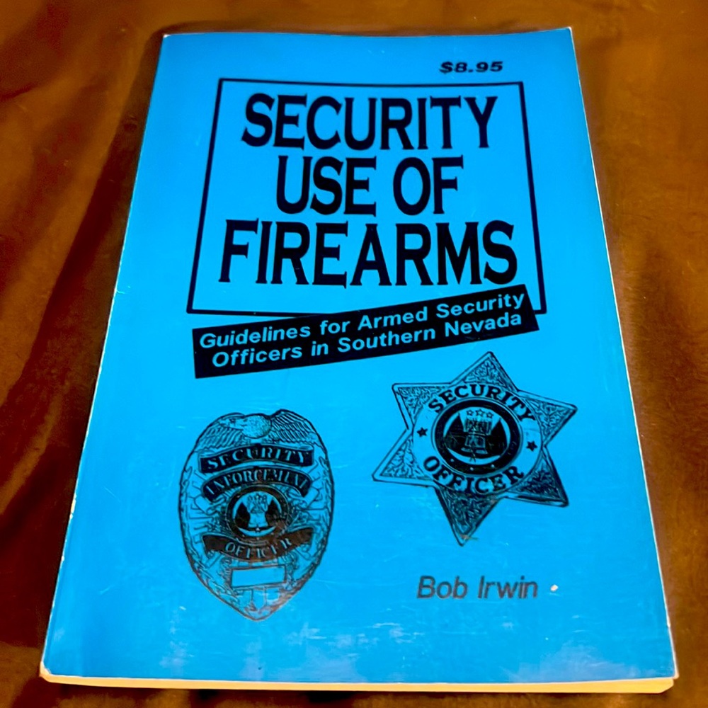 🔥ARMED SECURITY BOOK GREAT FOR SELF DEFENSE SURVIVAL SAFETY